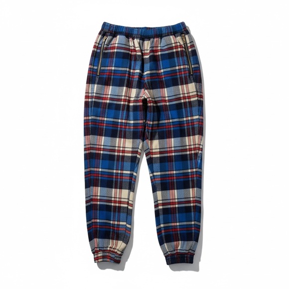 Aviator Nation Pants - Sold Out Aviator Nation Unisex Plaid Lodge Pant in the Patriot Plaid